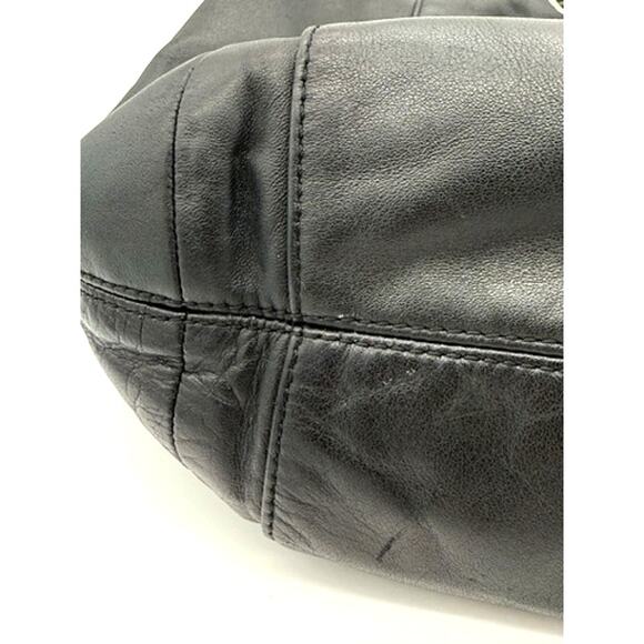 RETAIL $359 COACH Daisy‎ Black Leather Drawstring Shoulder Bucket Bag*Amazing - Picture 10 of 12